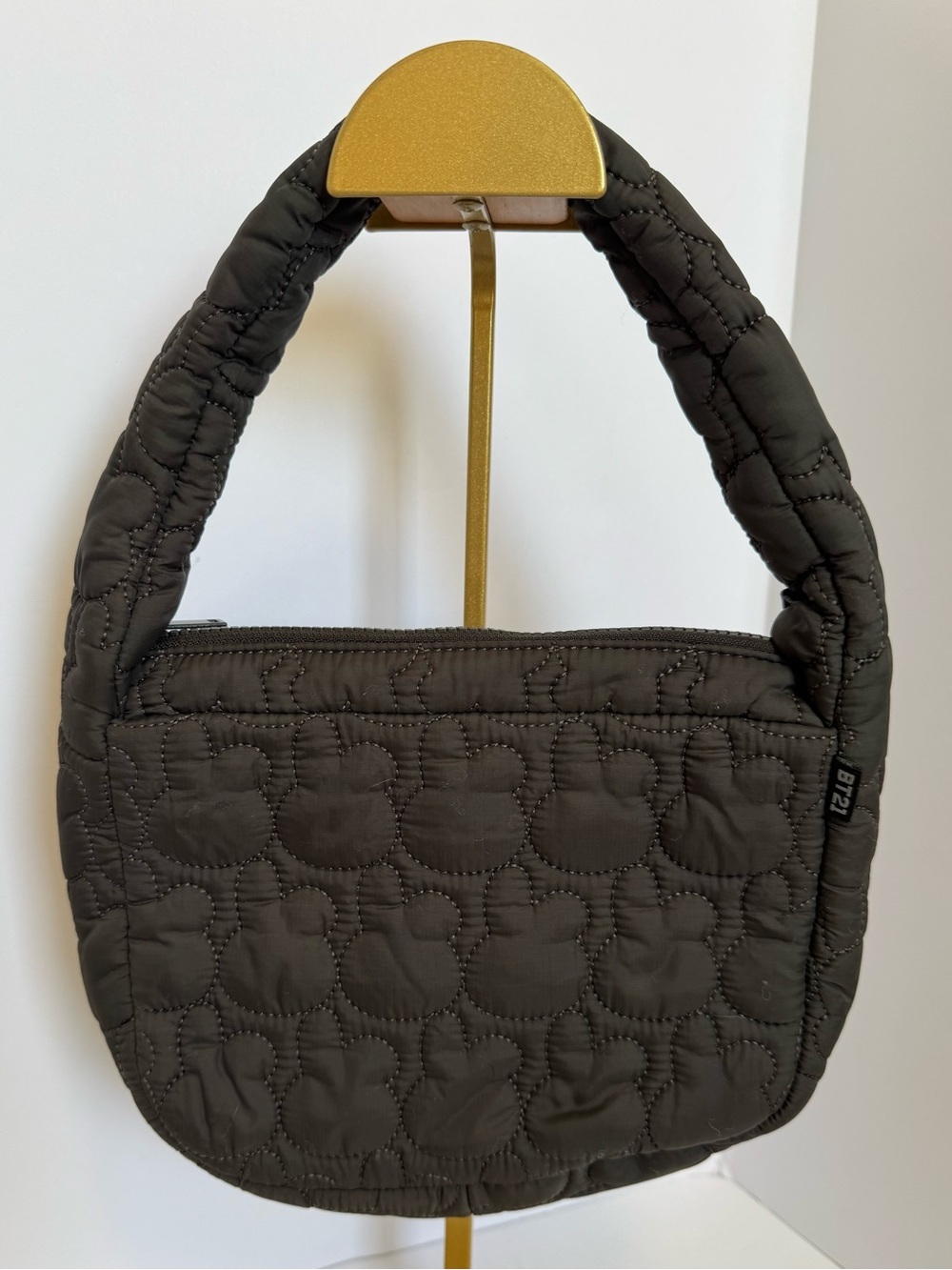BT21 Winter Edition Padded black Hobo Bag